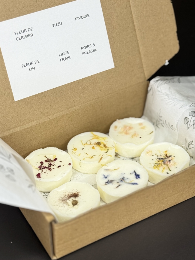 Coffret “Spring Box” – 6 Fondants Parfumés Artisanaux